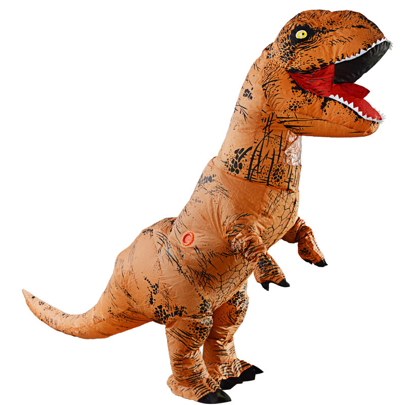 Aufblasbare Dinosaurier T-Rex Cosplay Kostüm Halloween Karneval Für Kinder Erwachsene
