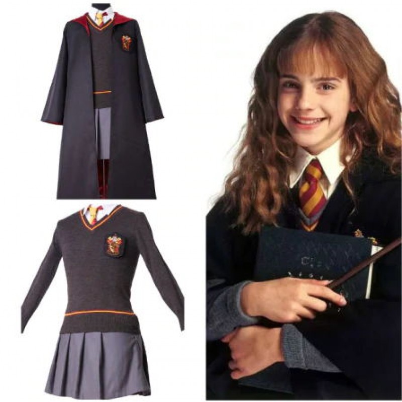 Harry Potter Gryffindor Uniform Hermione Granger Hermine Granger Cosplay Kostüm für Kinder