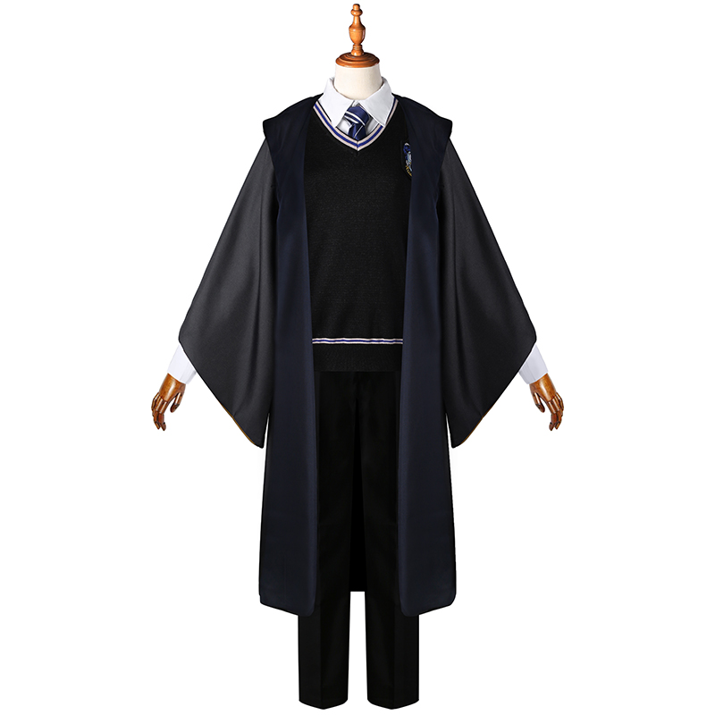 Harry Potter Ravenclaw Uniform Herren Cosplay Kostüm für Kinder Erwachsene Halloween