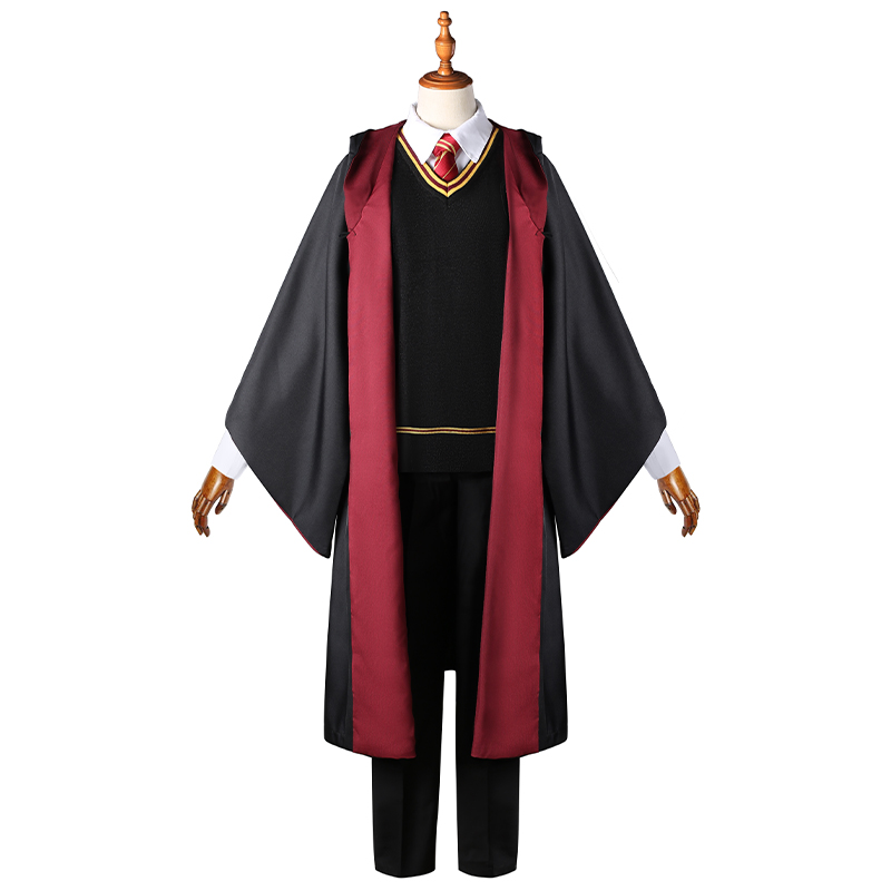 Harry Potter Gryffindor Uniform Herren Cosplay Kostüm für Kinder Erwachsene Halloween