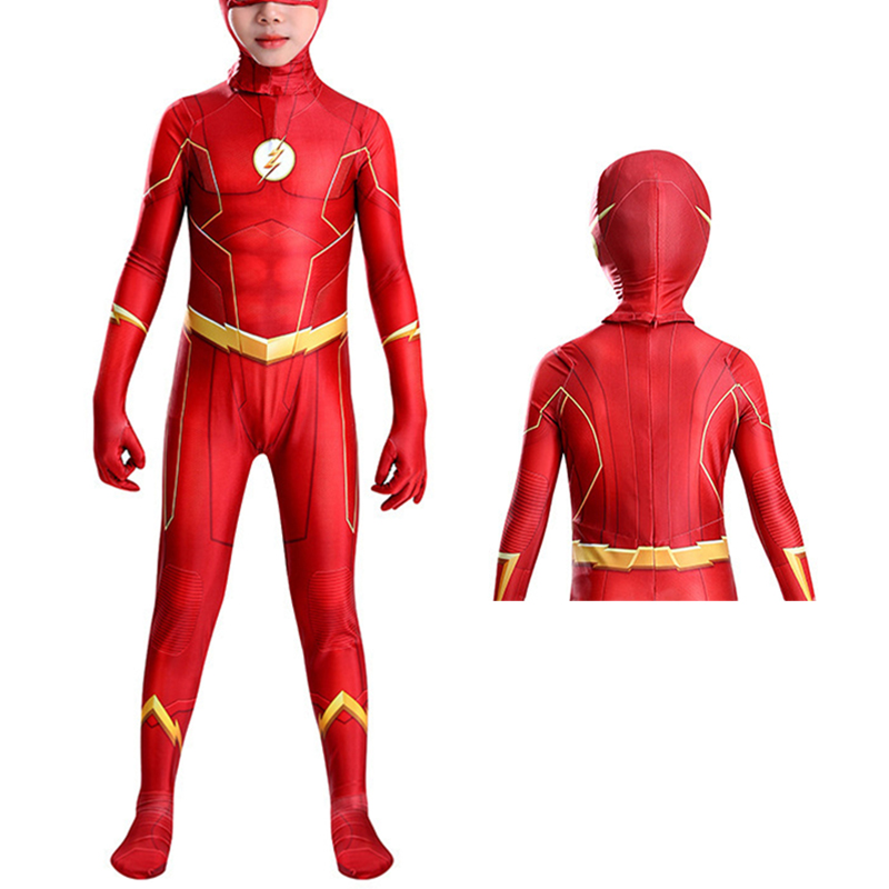 The Flash Season 4 Cosplay Kostüm Body Jumpsuit für Kinder Erwachsene Halloween