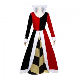 Erwachsene Alice in Wonderland The Red Queen Damen Cosplay Kostüm Halloween