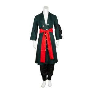 Erwachsene One Piece Roronoa Zoro Herren Cosplay Kostüm Halloween