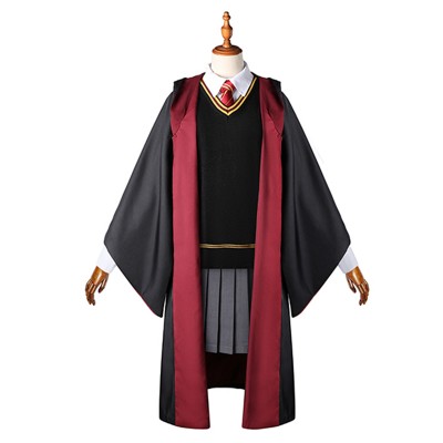 Harry Potter Gryffindor Uniform Hermione Granger Hermine Granger Cosplay Kostüm für Erwachsene